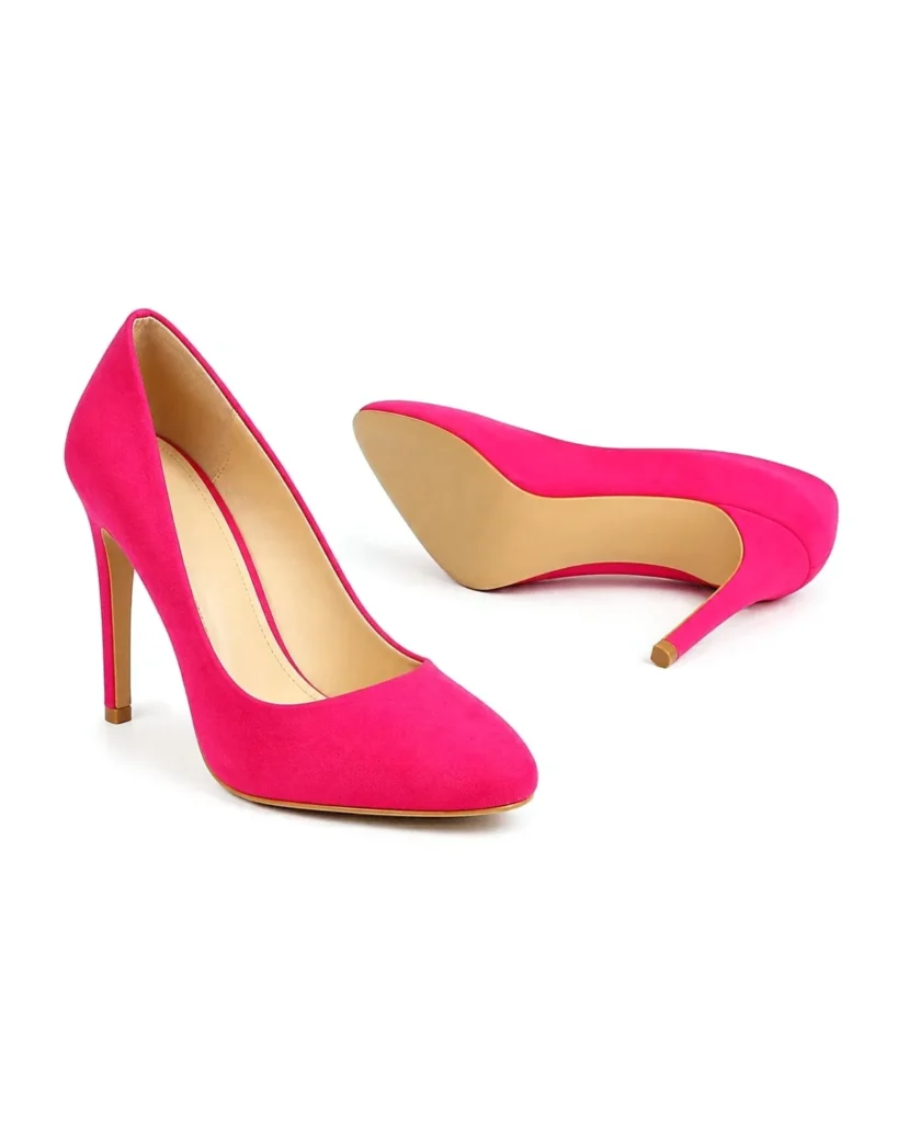 Suede Pumps